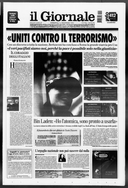 Il giornale : quotidiano del mattino